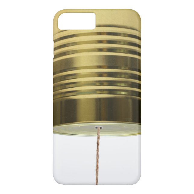 Lustigt Retro Tin kan ta telefonsamtal Case-Mate iPhone Skal (Baksida)