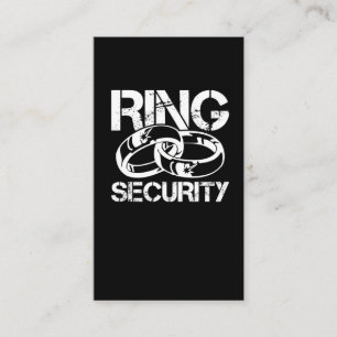 Lustigt Ring Giftermål Ring Bearer Visitkort