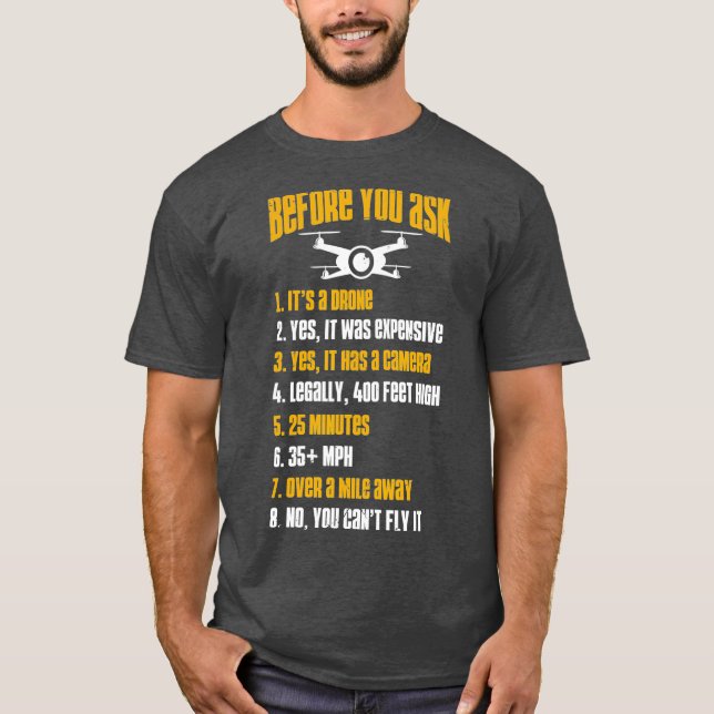 Lustigt rita piloten innan du frågar kvadomter t shirt (Framsida)