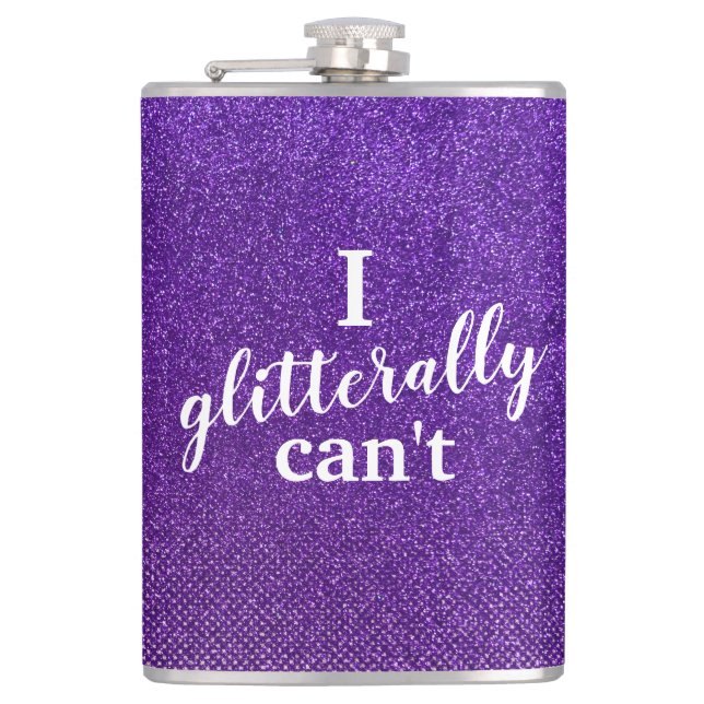 Lustigt ritcitattecken Glitter Gnistra Glam Snyggt Fickplunta (Framsidan)
