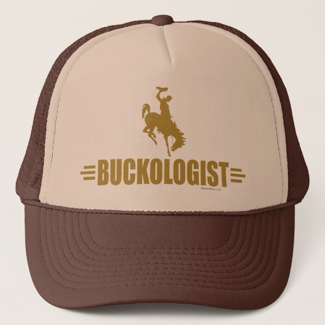 Lustigt Rodeo Bucking Bronco Truckerkeps (Framsida)