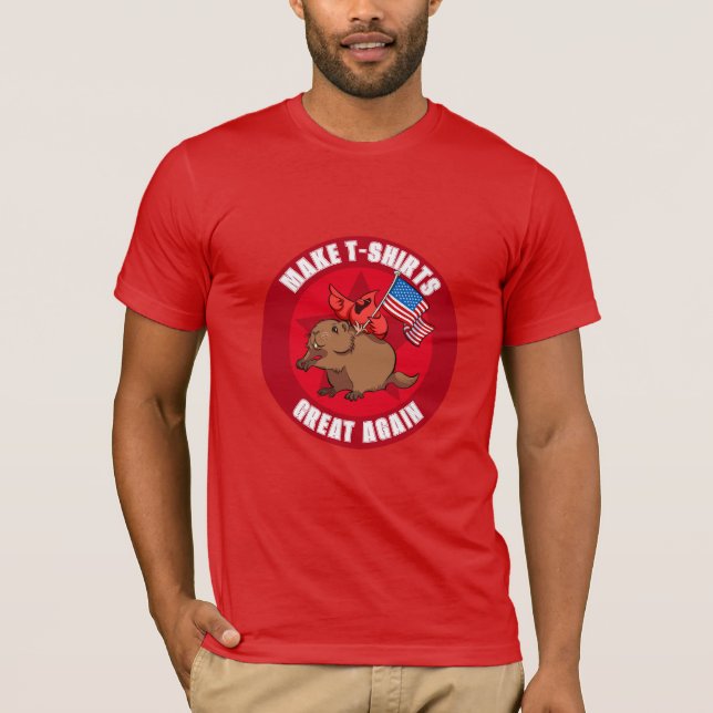 Lustigt rödkardinalmärke T-Shirts Underbar igen Ar (Framsida)