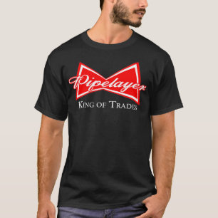 Lustigt rörlager Kung i Trades Plumber T Shirt