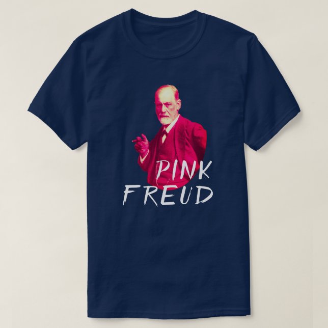 Lustigt "Rosa Freud" T Shirt (Design framsida)