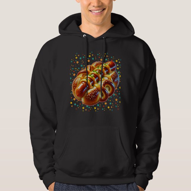 Lustigt rovhund för älskare hoodie (Framsida)