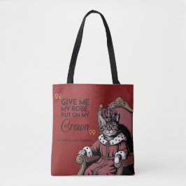 Lustigt Royal Citat Cute Cat Humor Shakespeare Tygkasse