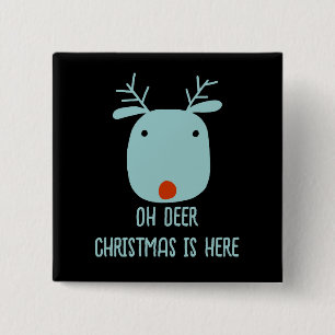 Lustigt Rudolph, Red-Nlied Reindeer-julen Knapp