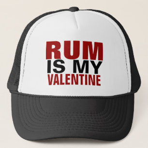 Lustigt Rum är min Valentine Anti alla hjärtan Keps