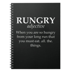 Lustigt Running Gifts-Springer Say Marathon Quote Anteckningsbok