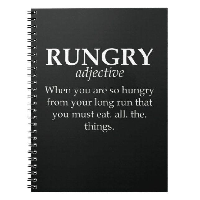 Lustigt Running Gifts-Springer Say Marathon Quote Anteckningsbok (Framsidan)