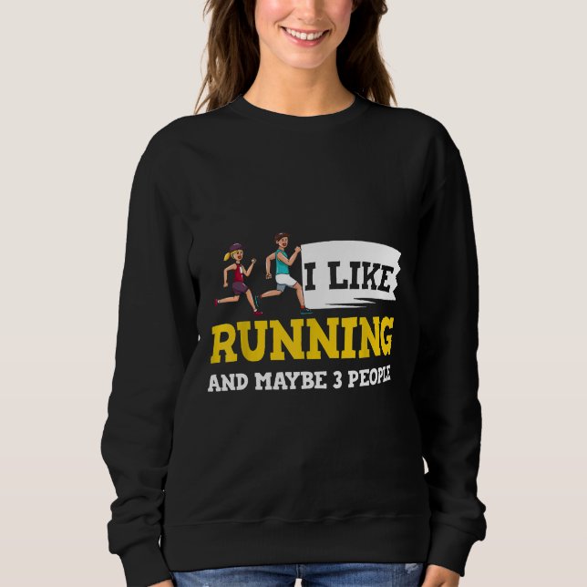 Lustigt Runny Gift Halva Marathon Ultra Springer S T Shirt (Framsida)