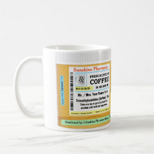 Lustigt RX-recept Kaffemugg