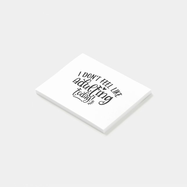 Lustigt sagt att jag inte tycker om att anpassa id post-it block (Vinklad)