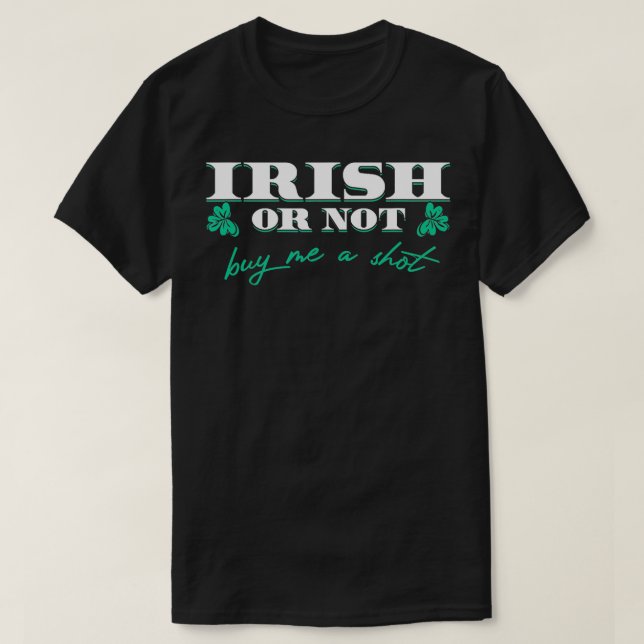 Lustigt Saint Patricks Day som dricker iriska elle T Shirt (Design framsida)