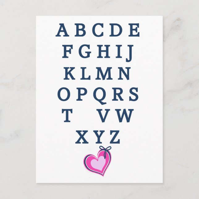 Lustigt saknade dig vykort (Framsida)