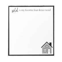 Lustigt "sålt är min favorit" Realtor House