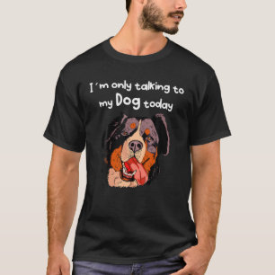 Lustigt samtal med min Hund Ansikte T Shirt
