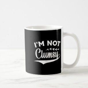 Lustigt Sarcasm-citat om inte klumpig grafik Tee Kaffemugg