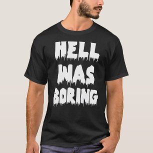Lustigt Sarcastic Fan brände inte idag Satan på T Shirt