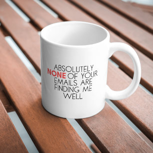 Lustigt Sarcastic Finish Me well Coffee Mugg