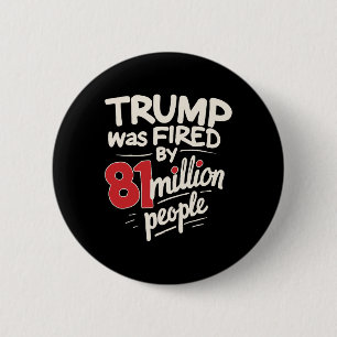 Lustigt Sarcastic Humor-trumpen har brunnit med 81 Knapp