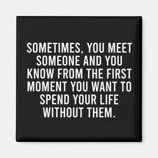 Lustigt Sarcastic Introvert Humor Sstickande Magnet (Framsidan)