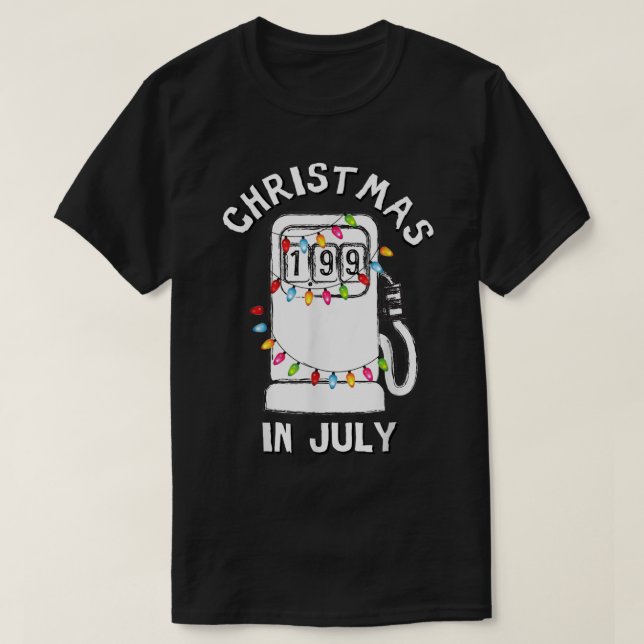Lustigt Sarcastic-jul i juli: Bränslepumpa (Pu) T Shirt (Design framsida)