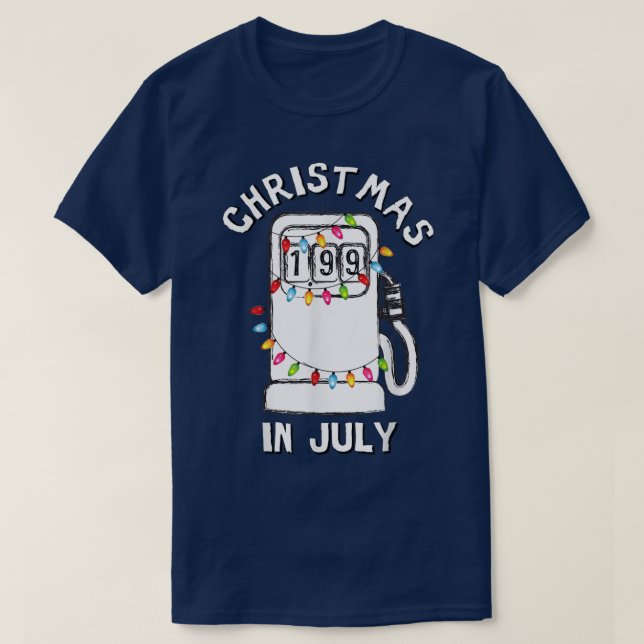 Lustigt Sarcastic-jul i juli: Bränslepumpa (Pu) T Shirt (Design framsida)