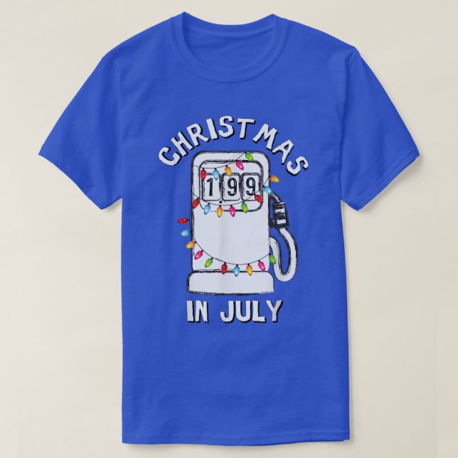 Lustigt Sarcastic-jul i juli: Bränslepumpa (Pu) T Shirt (Design framsida)