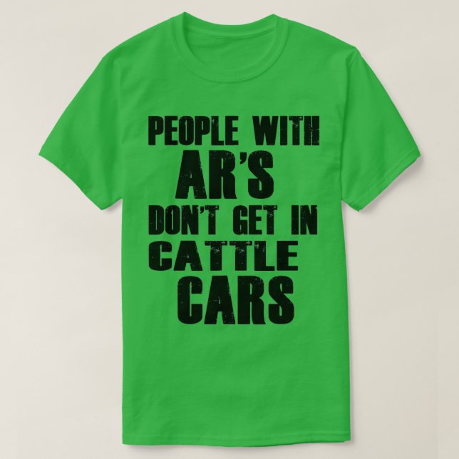 Lustigt Sarcastic People med AR's, kom inte in i C T Shirt (Design framsida)