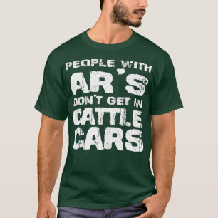 Lustigt Sarcastic People med AR's, kom inte in i C T Shirt