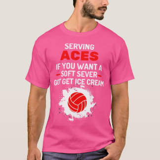 Lustigt Sarcastic Soft Volleyball Serve Ess T Shirt