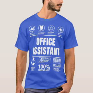 Lustigt Sarcastic Unique Gift for Office Assistant T Shirt