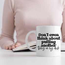 Lustigt Sarcastic Workplace på kontoret Kaffemugg