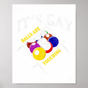 Lustigt Sarkastic Bassäng Billiards Påstående Det Poster