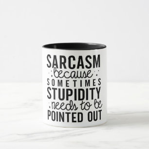 Lustigt/Sarkastic Ord Mugg