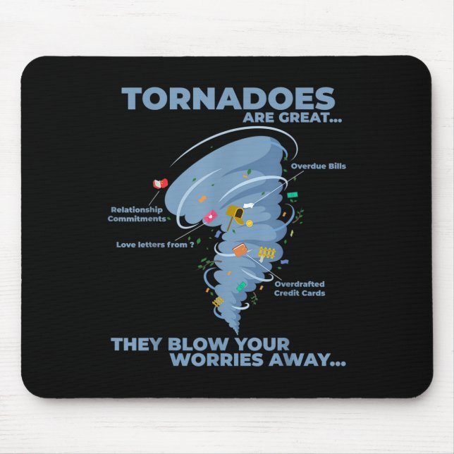 Lustigt Sarkastic Tornado Info Graphic Quote Graph Musmatta (Framsidan)