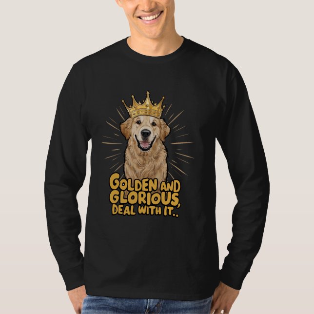 Lustigt, sarkastiskt hund... t shirt (Framsida)