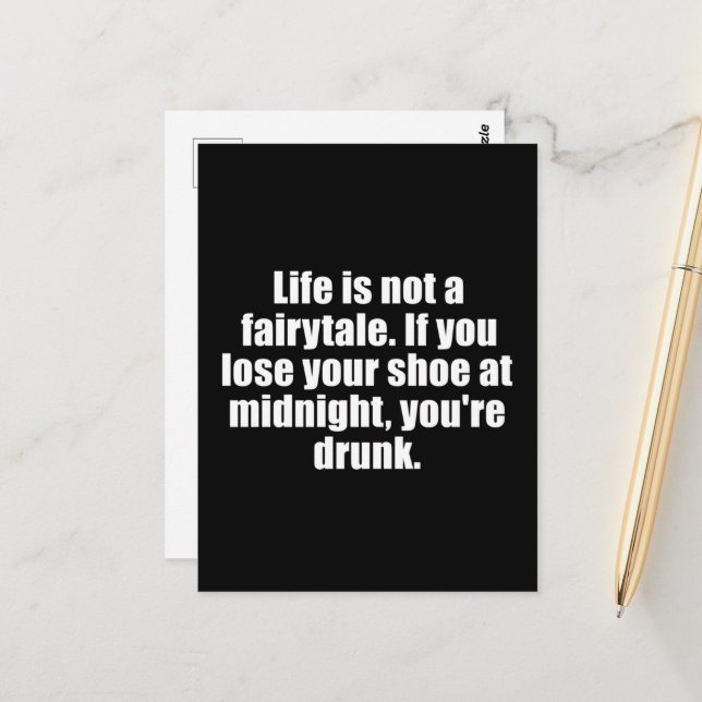 Lustigt sarkastiskt ord berömd citerar sarkasm vykort (Fram/Back In Situ)