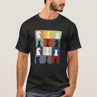 Lustigt schackbräde, Humor-spelaren Kvinnor T Shirt