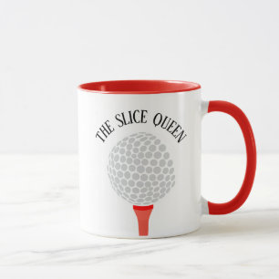 Lustigt Segce Queen Golf Boll Tee Mugg