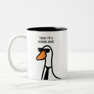 Lustigt seriöst matkaffe Mugg