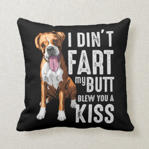 Lustigt servering Boxer Hund älskare-joke Kudde
