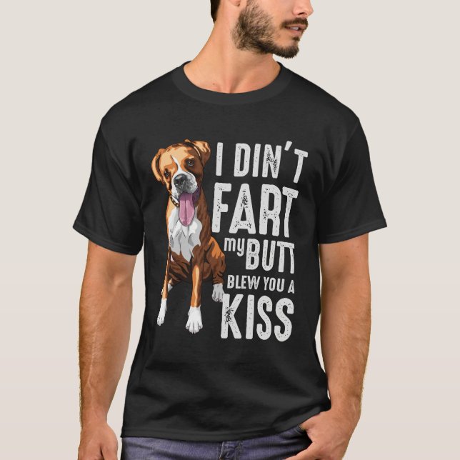 Lustigt servering Boxer Hund älskare-joke T Shirt (Framsida)