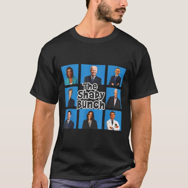 Lustigt Shady Bunch 2024 T Shirt (Framsida)