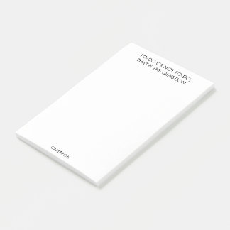 Lustigt Shakespeare för att göra lista med eget na Post-it Block