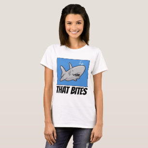 Lustigt SHARK T-shirts, BITORNA T-Shirt