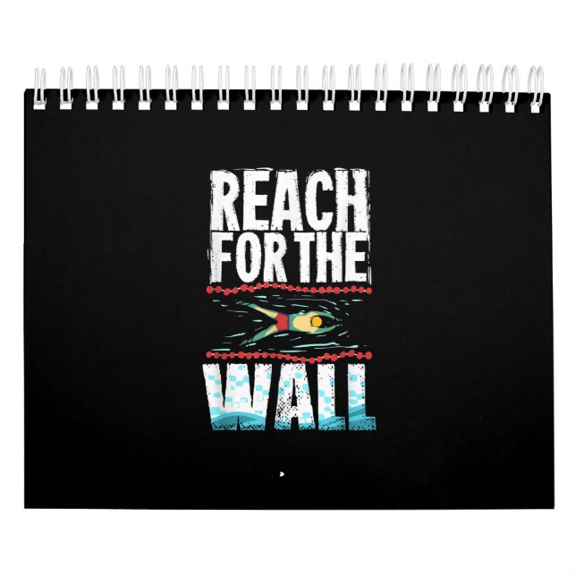 Lustigt simmande gåva en simmande Idrottsman Kalender (Omslag)