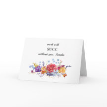 Lustigt självbelåten farewell coworking/chef söt b