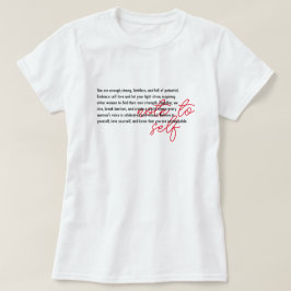 Lustigt självständig anteckning - Motiveringsposit T Shirt